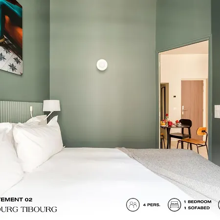 Appartamento Beauquartier - Marais Bourg Tibourg