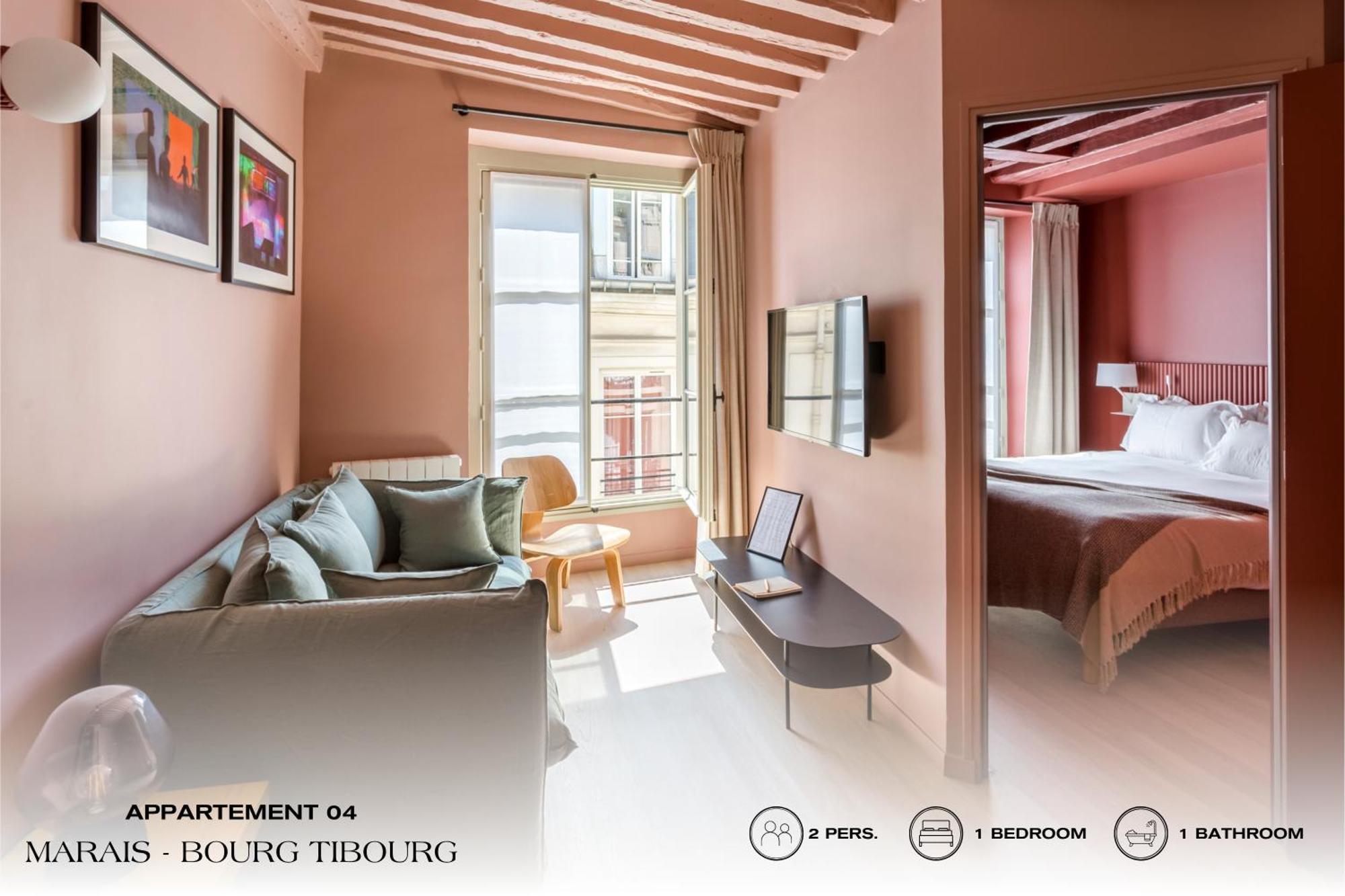 Beauquartier - Marais Bourg Tibourg Appartamento *